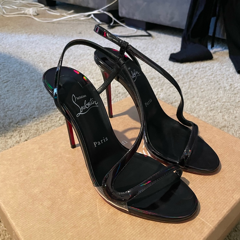 Christian Louboutin Black Elegant Heels - Picture 4 of 6